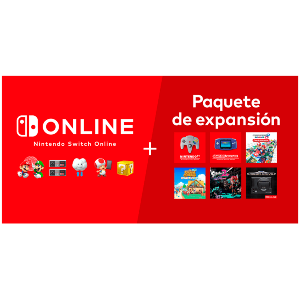 Nintendo Switch Online + Paquete de expansión