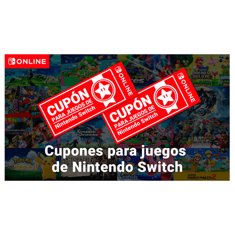 Cupones para juegos de Nintendo Switch | Digital