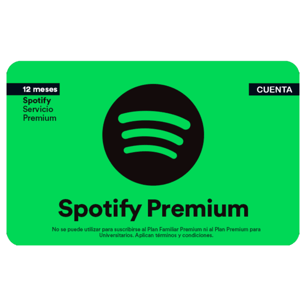 Spotify 12 meses - Cuenta Nueva