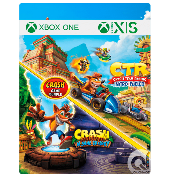 Lote Crash Bandicoot N. Sane Trilogy + CTR Nitro-Fueled